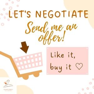 Like something? Make an offer. Bundle for more savings!